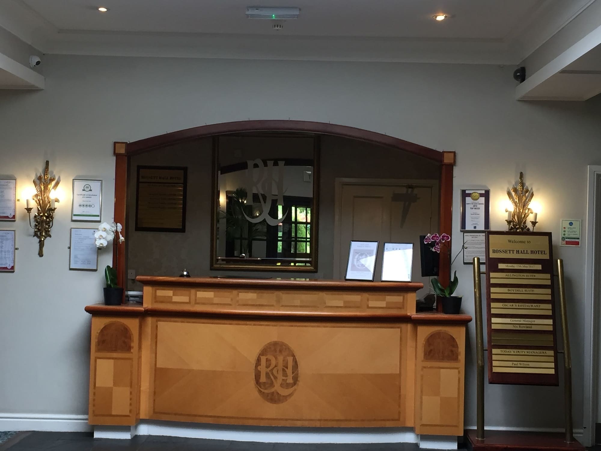 Rossett Hall Hotel Kültér fotó